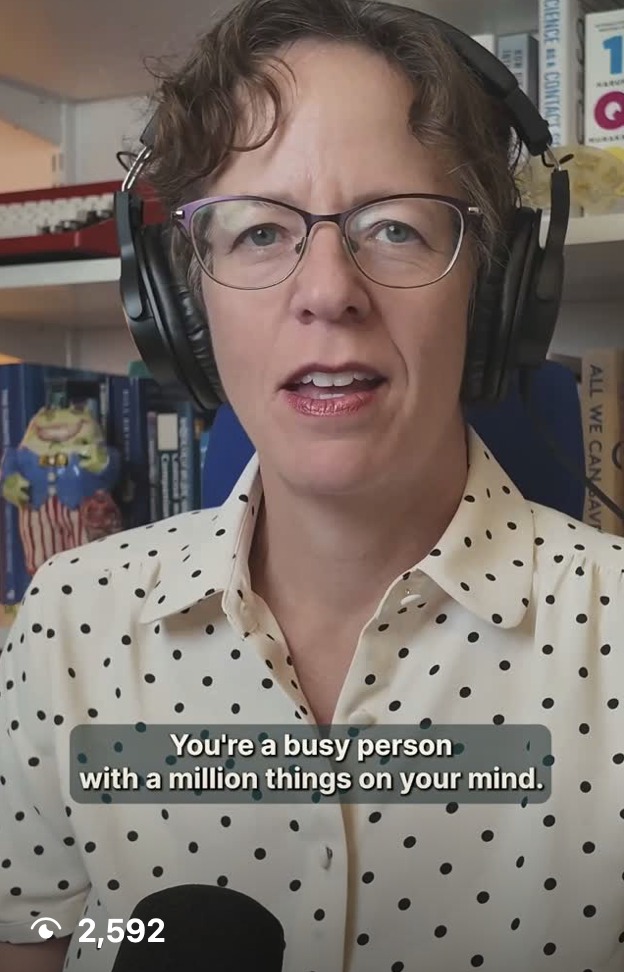 Climate ACTually reel: you're a busy person with a million things on your mind
